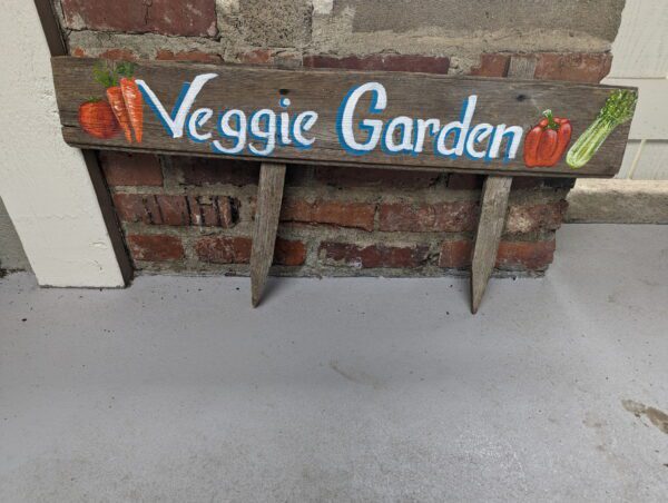 Veggie Garden Sign-SOLD